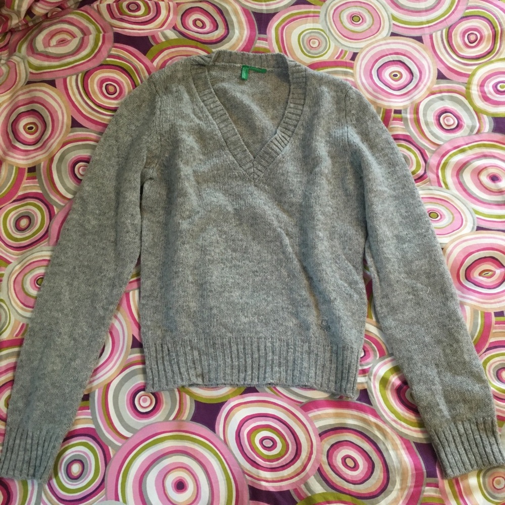 Gray Wool Sweater